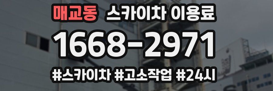 매교동 스카이차 이용료