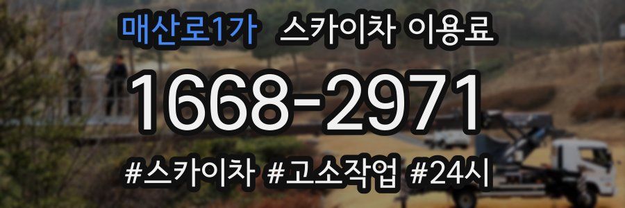 매산로1가 스카이차 이용료
