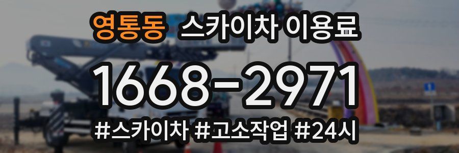 영통동 스카이차 이용료