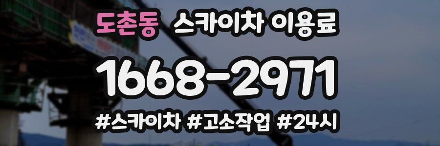 도촌동 스카이차 이용료