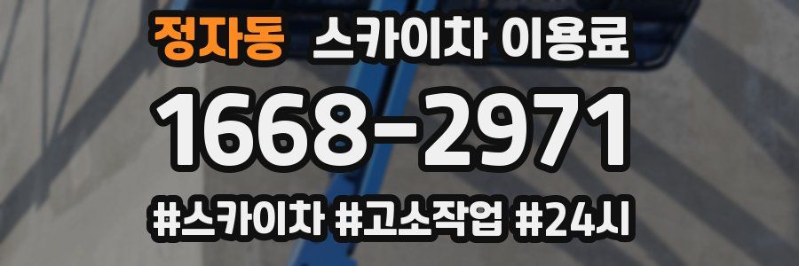 정자동 스카이차 이용료