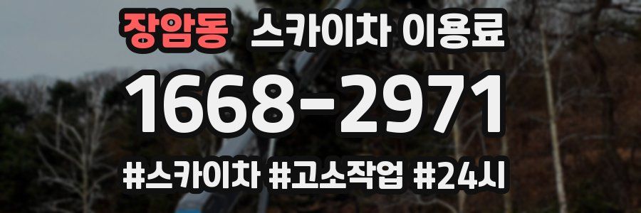 장암동 스카이차 이용료