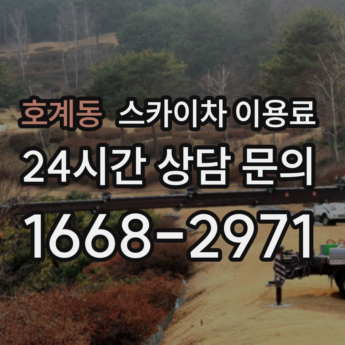 호계동 스카이차 이용료