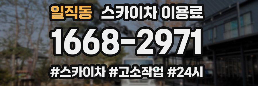 일직동 스카이차 이용료