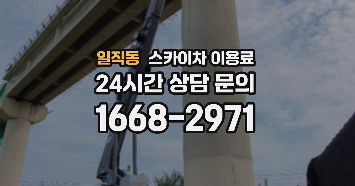 일직동 스카이차 이용료