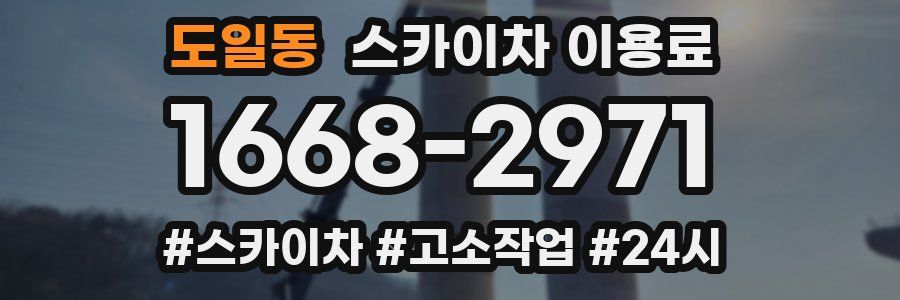 도일동 스카이차 이용료