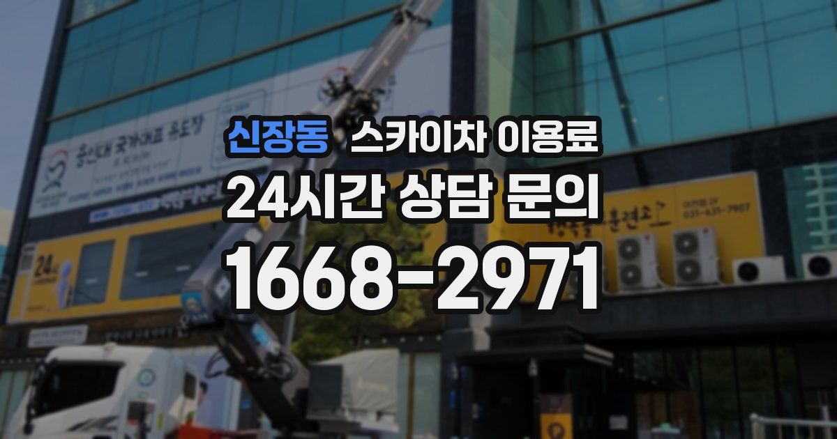 신장동 스카이차 이용료