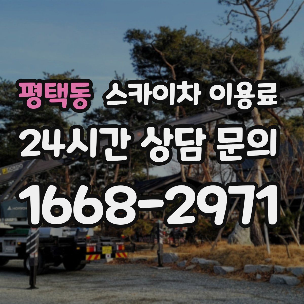 평택동 스카이차 이용료
