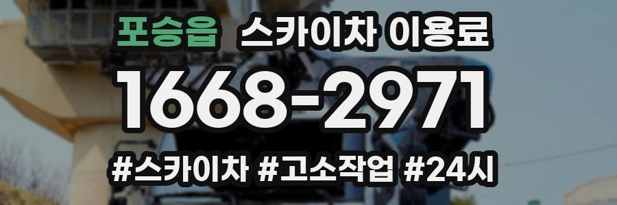 포승읍 스카이차 이용료