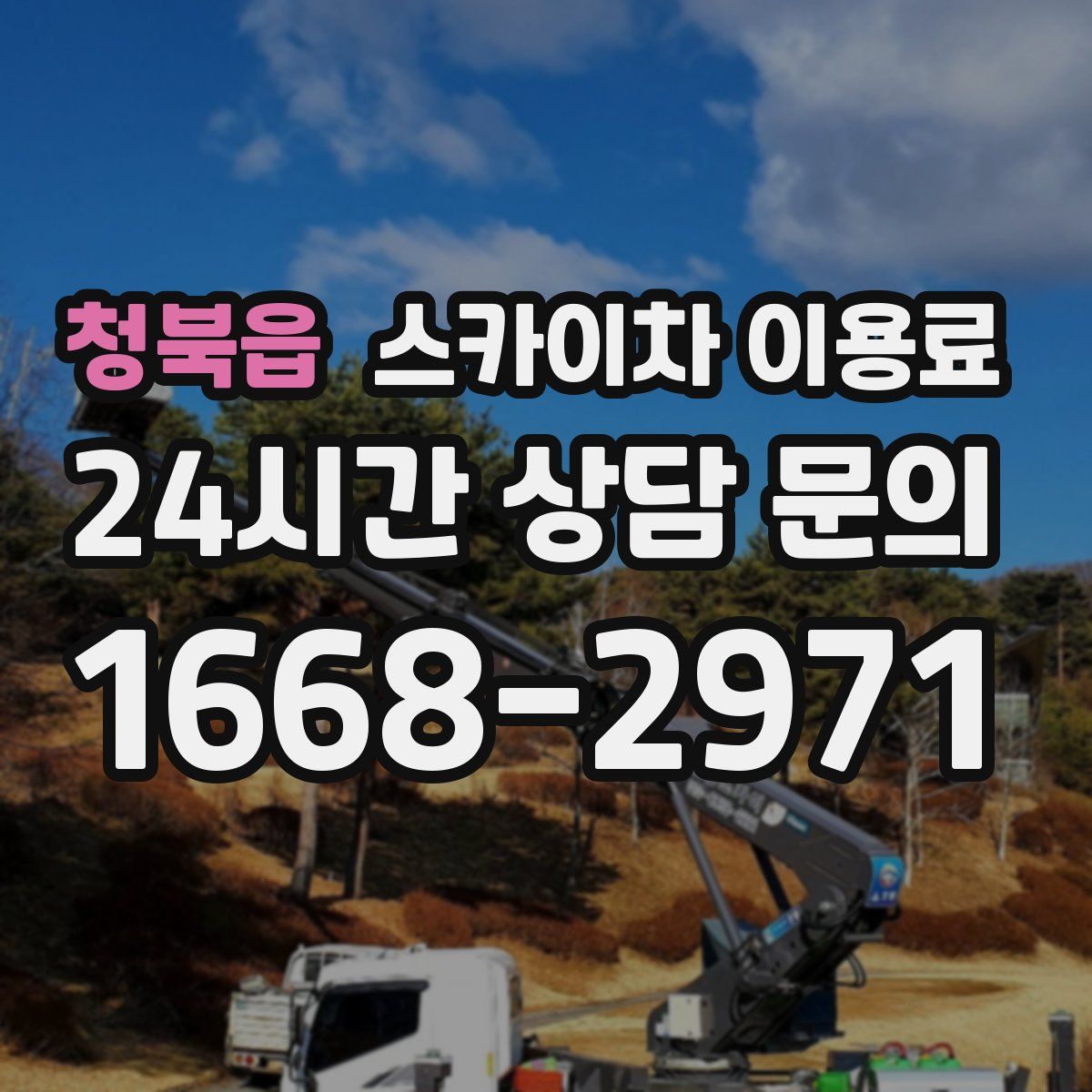 청북읍 스카이차 이용료