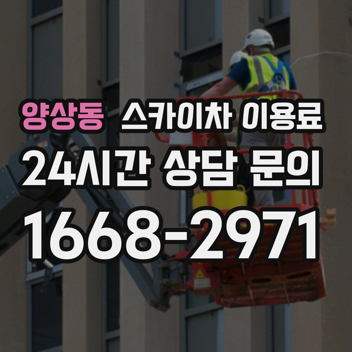 양상동 스카이차 이용료