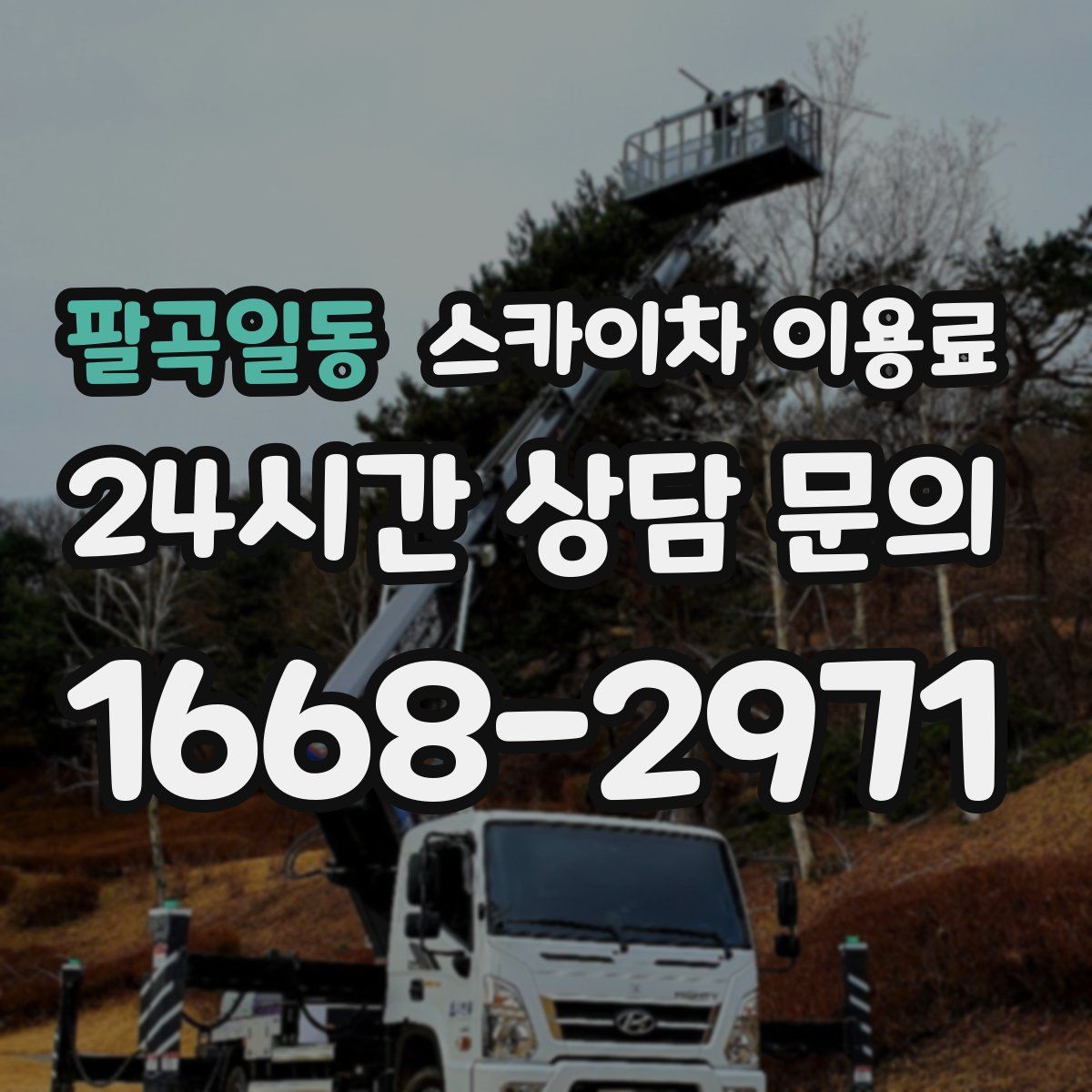 팔곡일동 스카이차 이용료