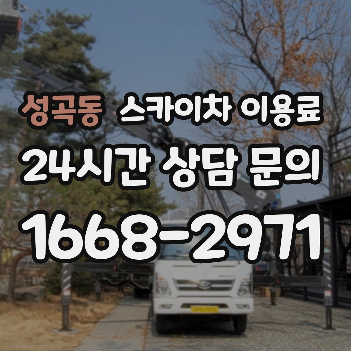 성곡동 스카이차 이용료