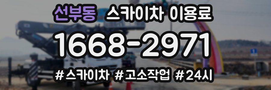 선부동 스카이차 이용료