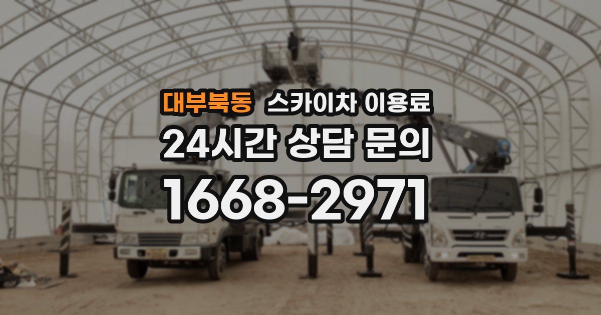 대부북동 스카이차 이용료