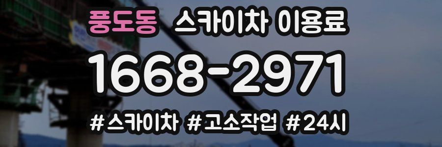 풍도동 스카이차 이용료