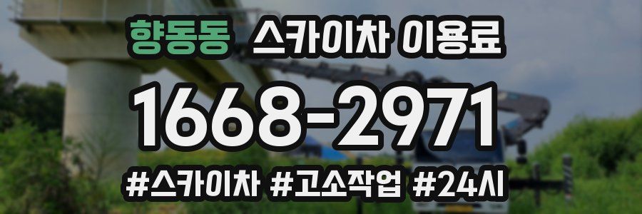 향동동 스카이차 이용료