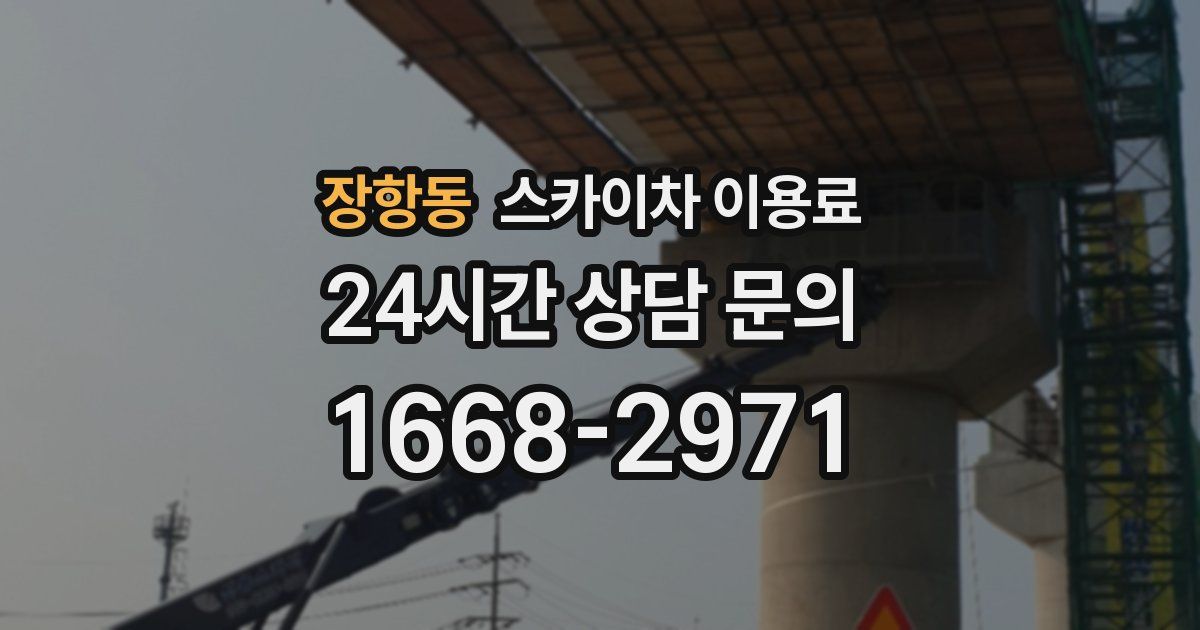 장항동 스카이차 이용료