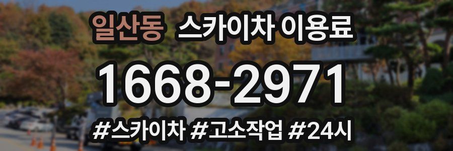 일산동 스카이차 이용료