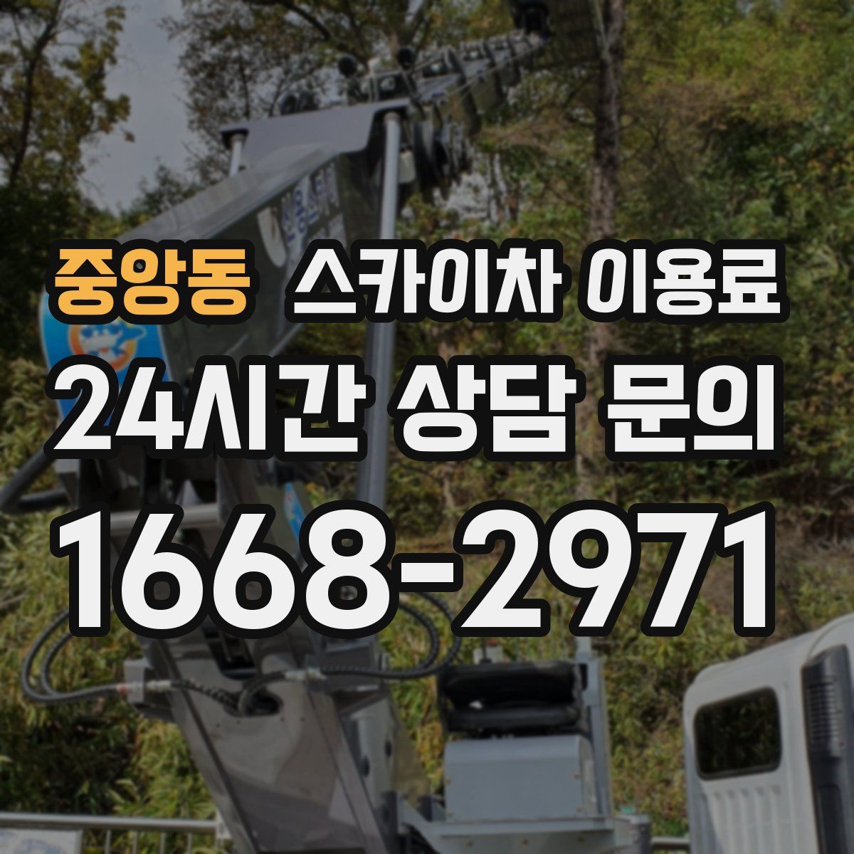 중앙동 스카이차 이용료