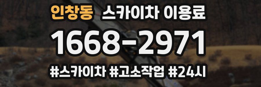 인창동 스카이차 이용료