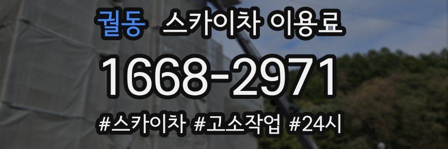 궐동 스카이차 이용료