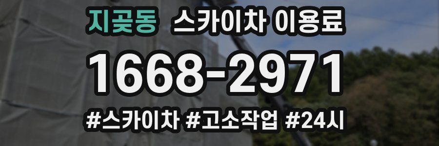 지곶동 스카이차 이용료