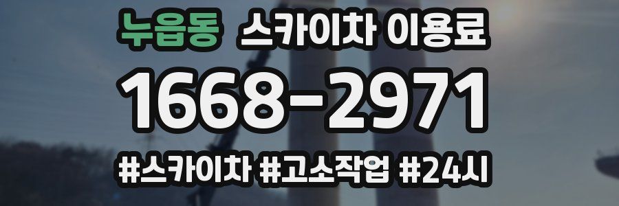 누읍동 스카이차 이용료