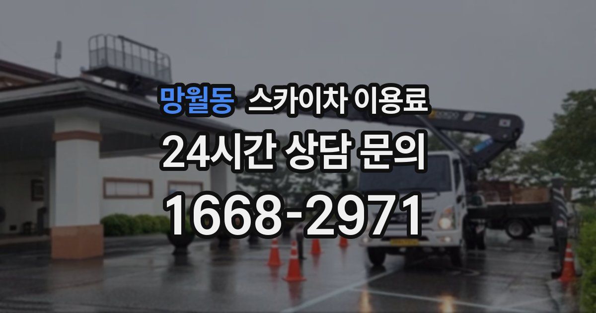 망월동 스카이차 이용료