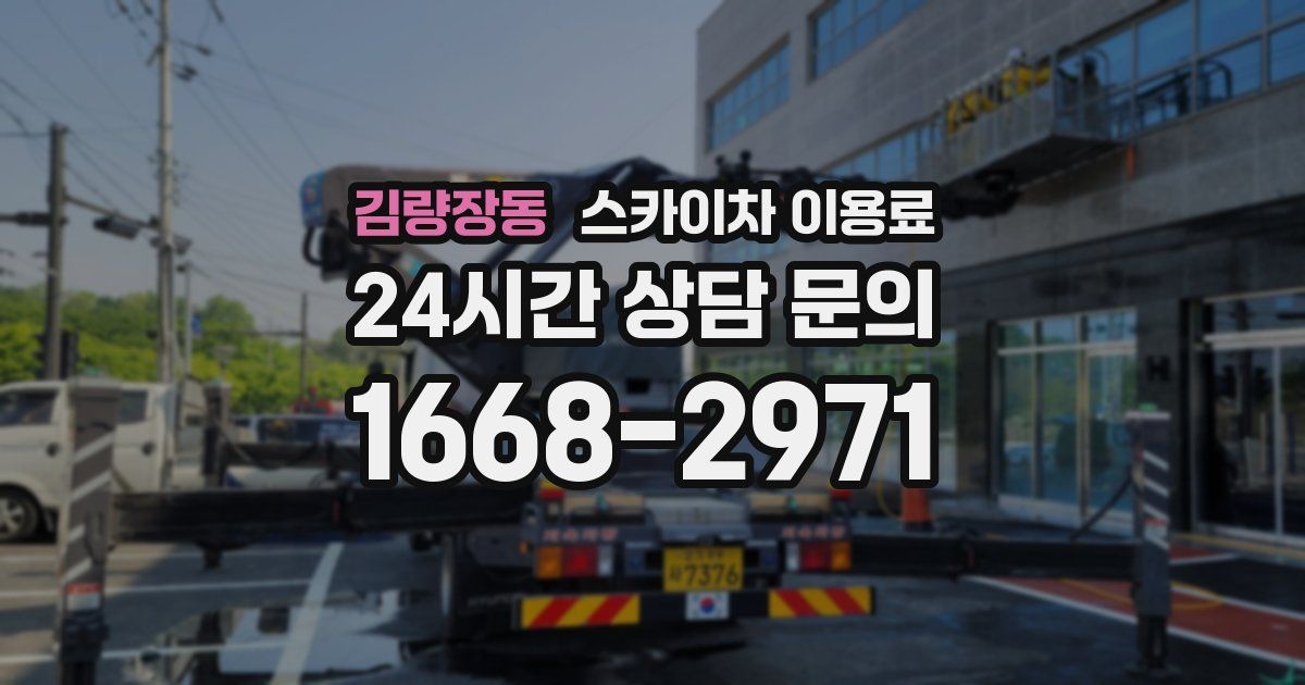 김량장동 스카이차 이용료