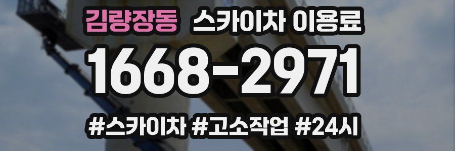 김량장동 스카이차 이용료