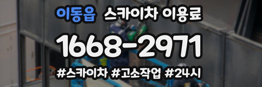 이동읍 스카이차 이용료