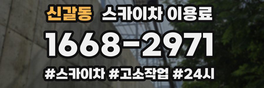 신갈동 스카이차 이용료