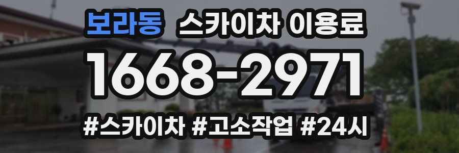 보라동 스카이차 이용료