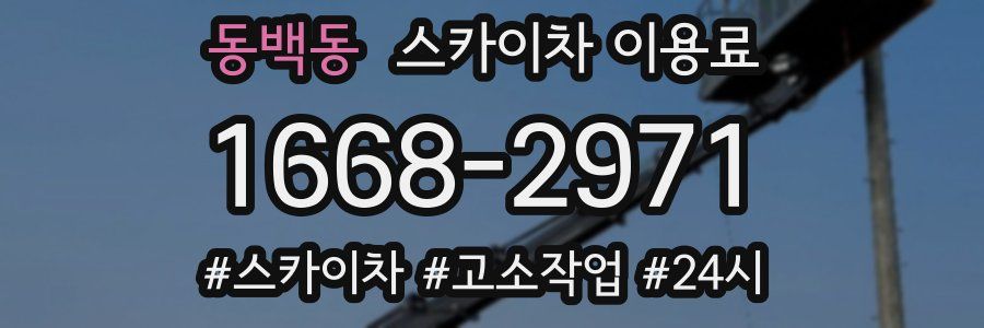 동백동 스카이차 이용료