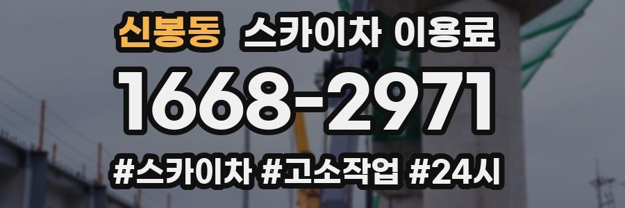 신봉동 스카이차 이용료