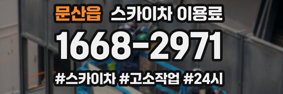 문산읍 스카이차 이용료