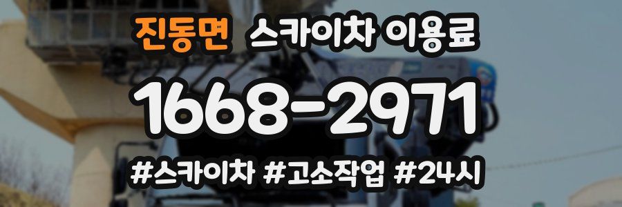진동면 스카이차 이용료