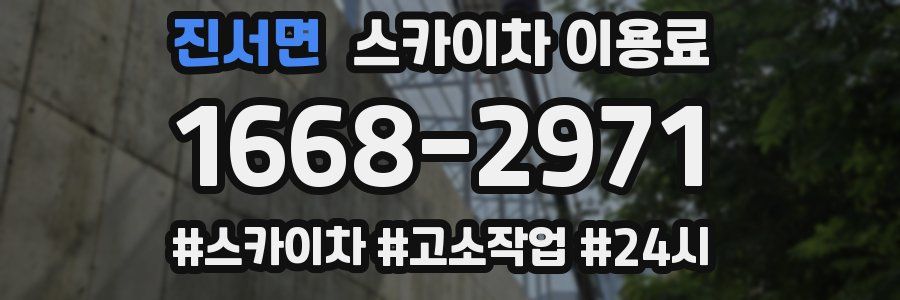 진서면 스카이차 이용료