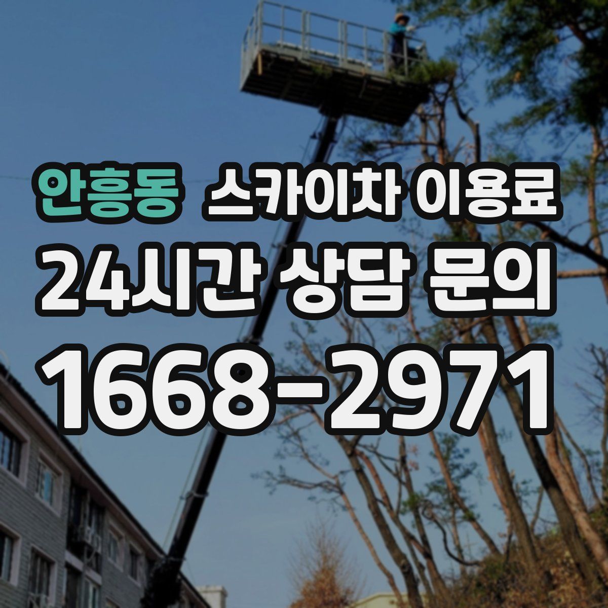 안흥동 스카이차 이용료
