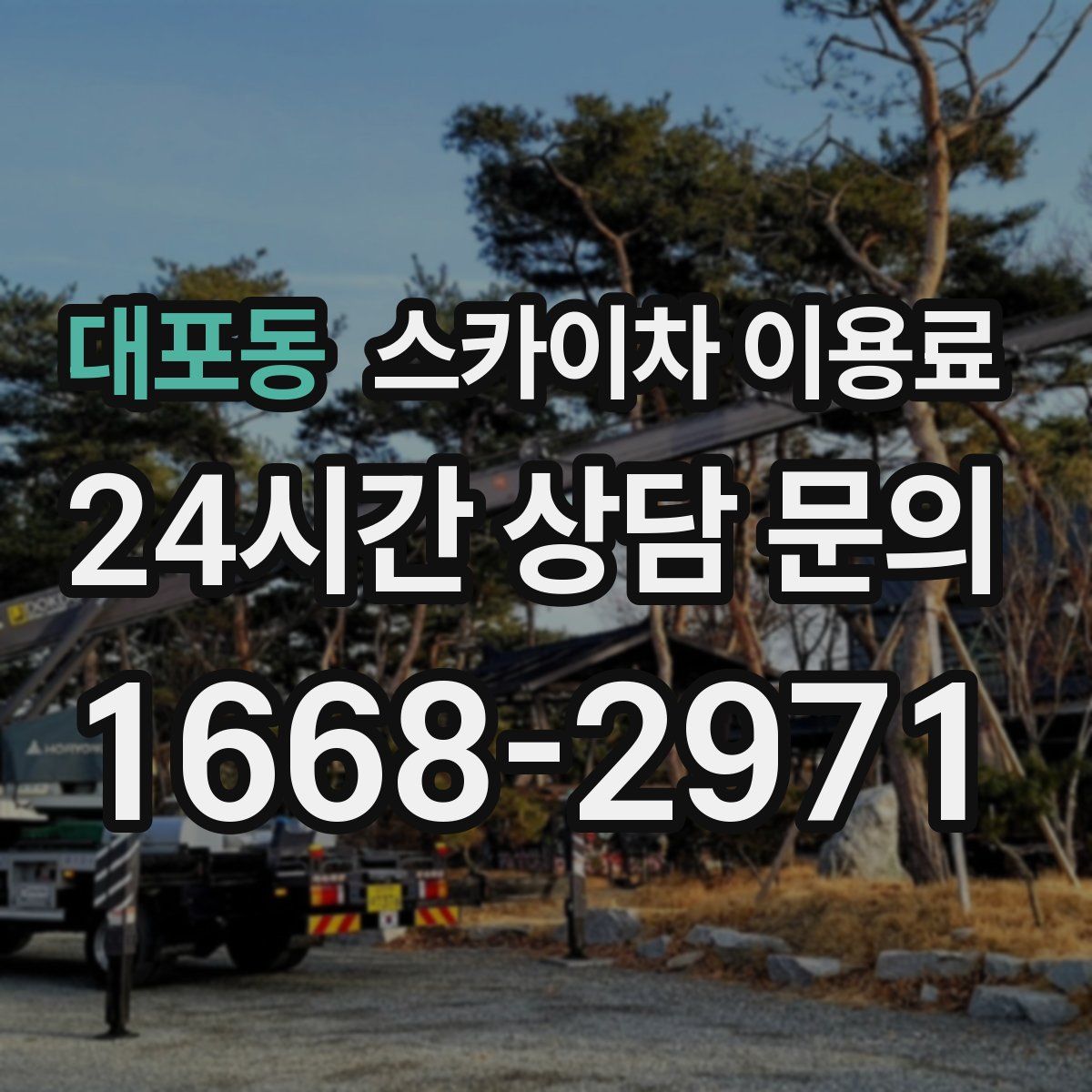 대포동 스카이차 이용료