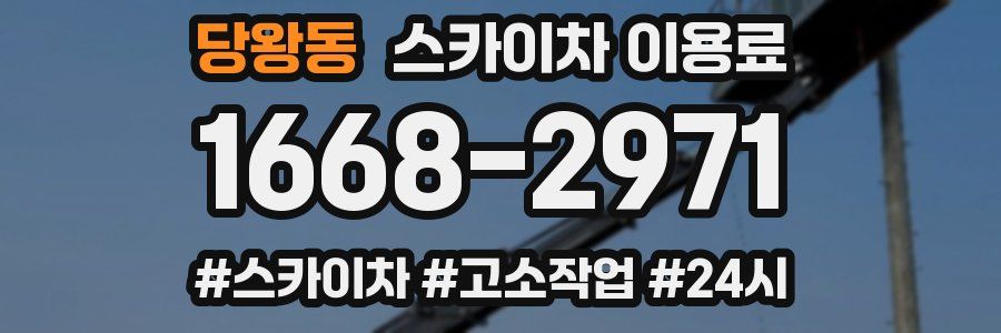 당왕동 스카이차 이용료