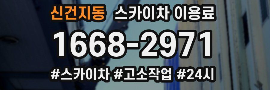 신건지동 스카이차 이용료
