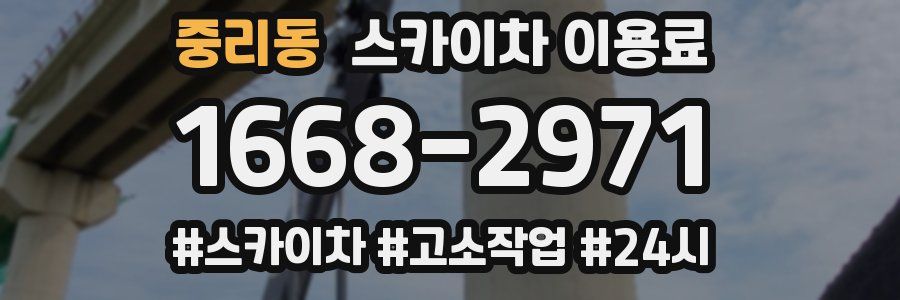 중리동 스카이차 이용료