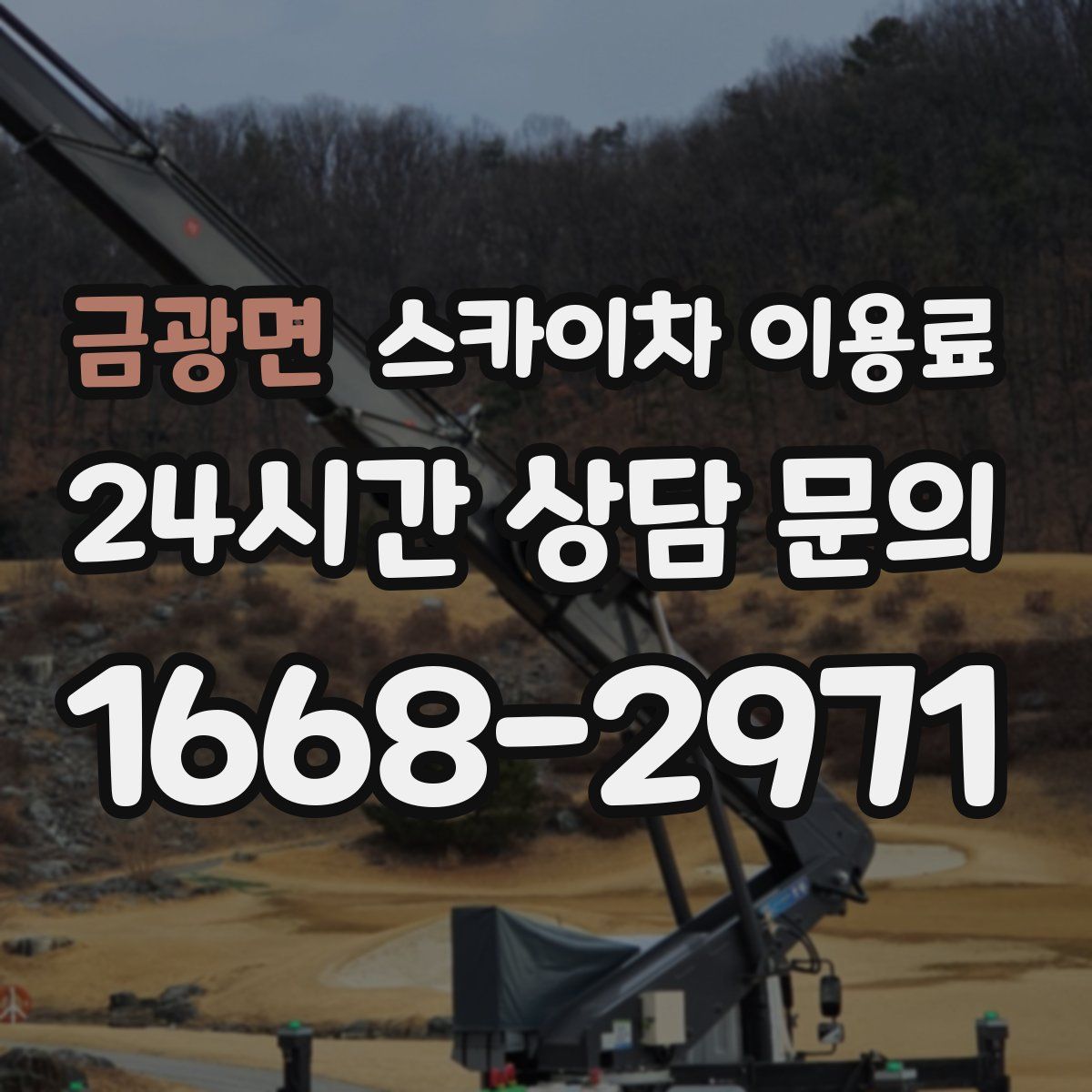 금광면 스카이차 이용료