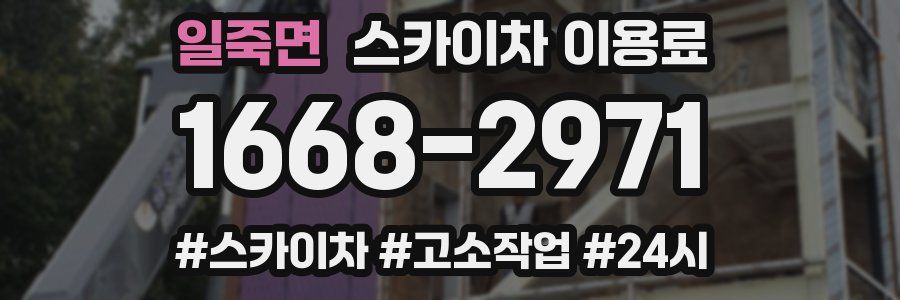 일죽면 스카이차 이용료