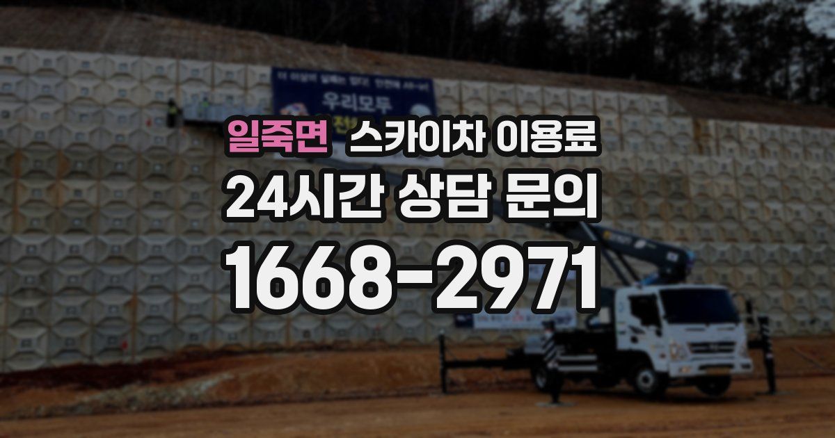 일죽면 스카이차 이용료