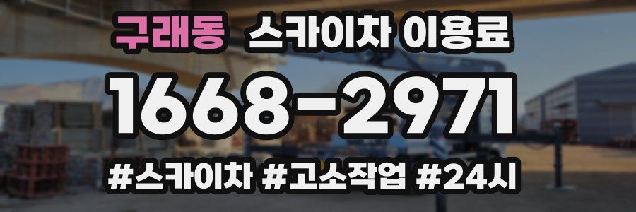구래동 스카이차 이용료