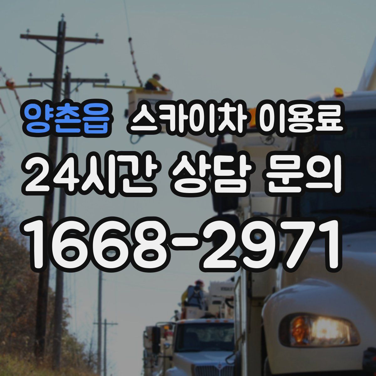 양촌읍 스카이차 이용료