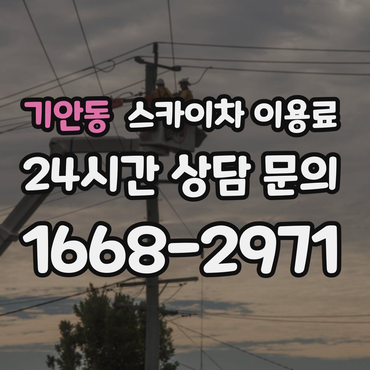 기안동 스카이차 이용료